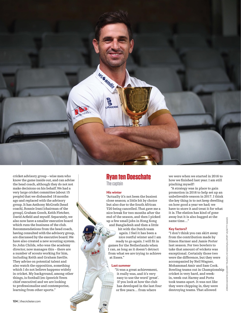 The Cricketer Magazine Preview Pages