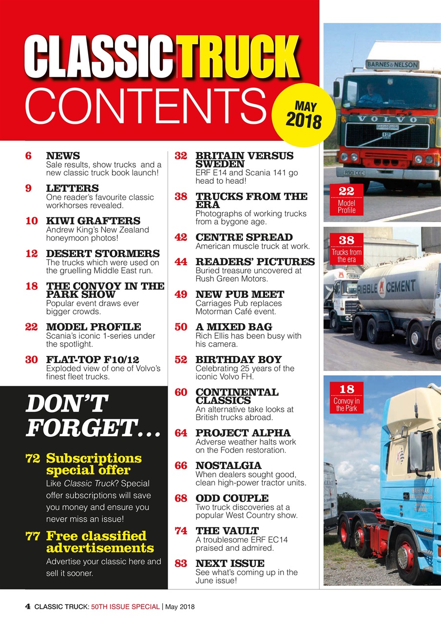 Classic Truck (OLD) Preview Pages