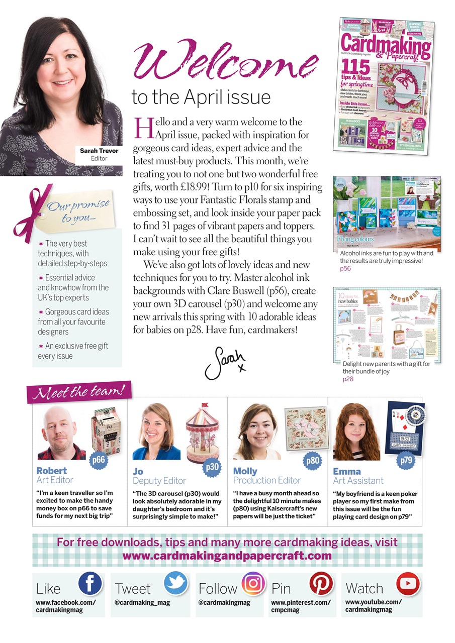Cardmaking & Papercraft Preview Pages