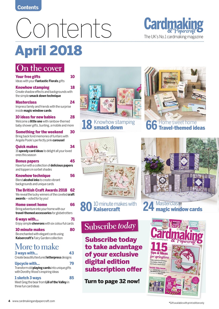 Cardmaking & Papercraft Preview Pages
