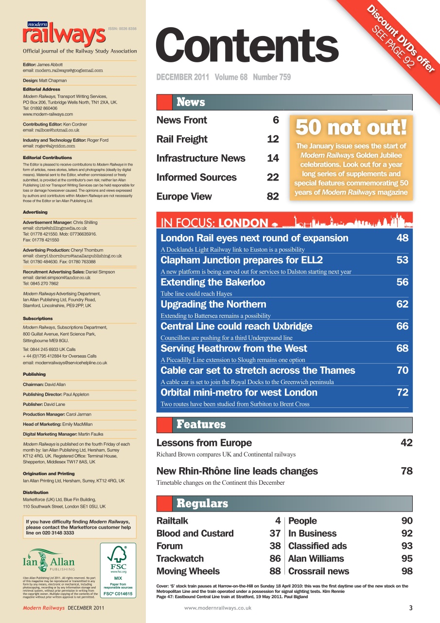 Modern Railways Preview Pages