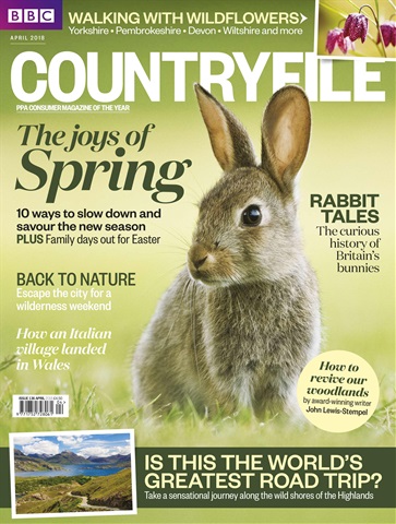 BBC Countryfile Magazine issue April 2018