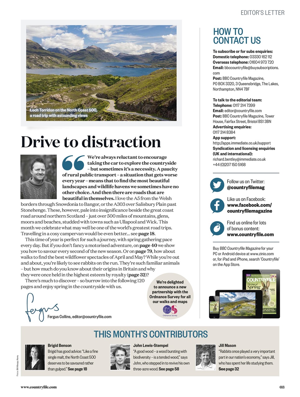 BBC Countryfile Magazine Preview Pages
