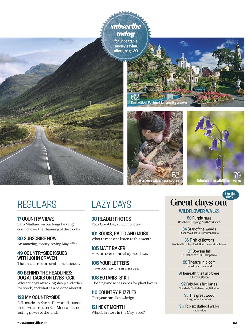 BBC Countryfile Magazine Preview Pages