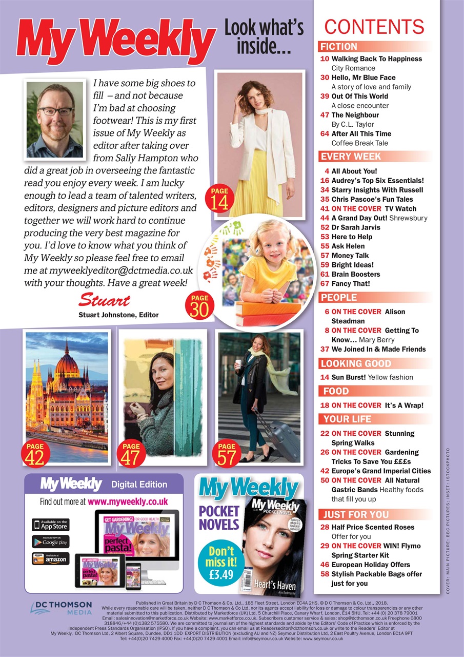 My Weekly Preview Pages