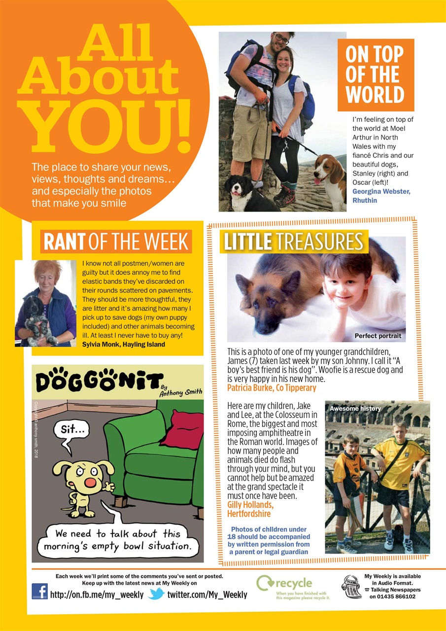 My Weekly Preview Pages