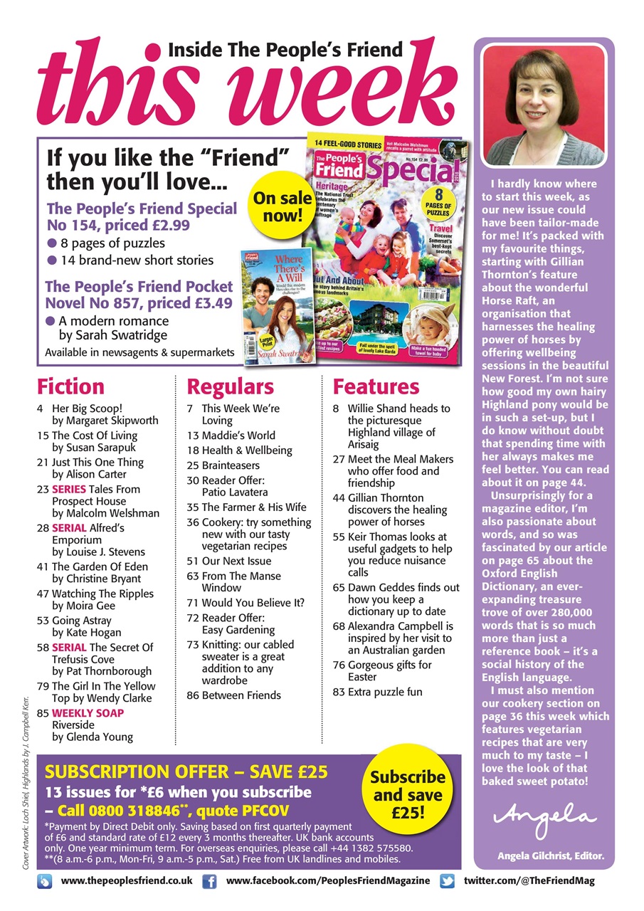 The People’s Friend Preview Pages