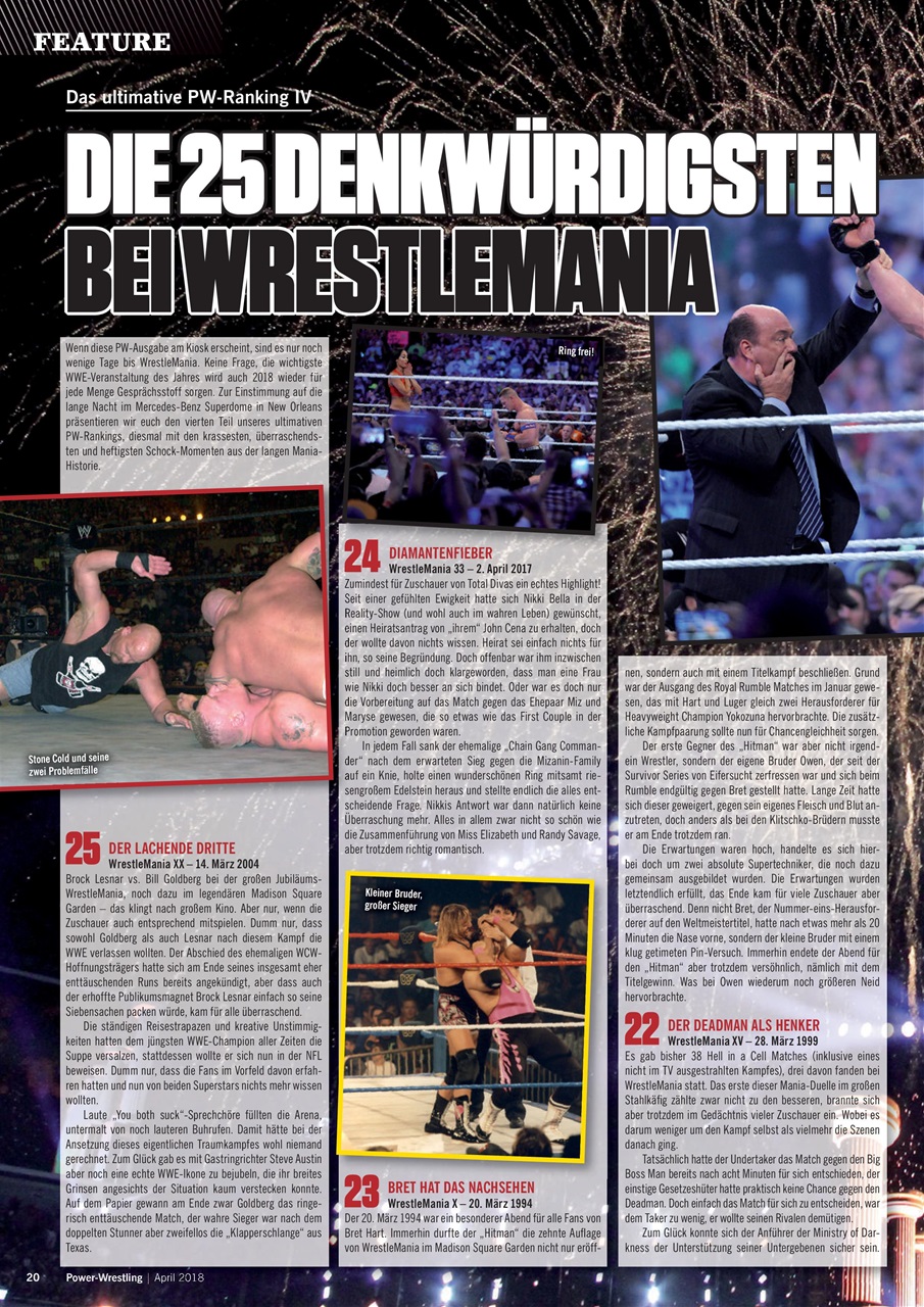 Power-Wrestling Preview Pages