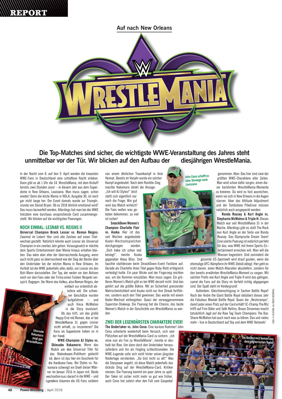 Power-Wrestling Preview Pages