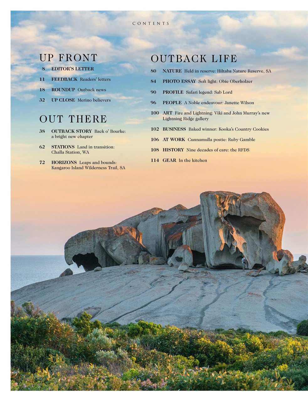 OUTBACK Magazine Preview Pages