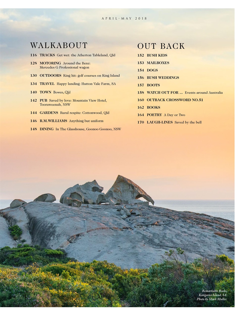 OUTBACK Magazine Preview Pages