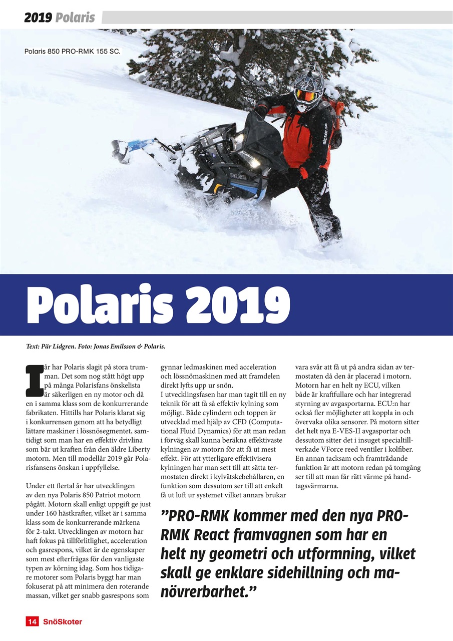 Tidningen Snöskoter Preview Pages