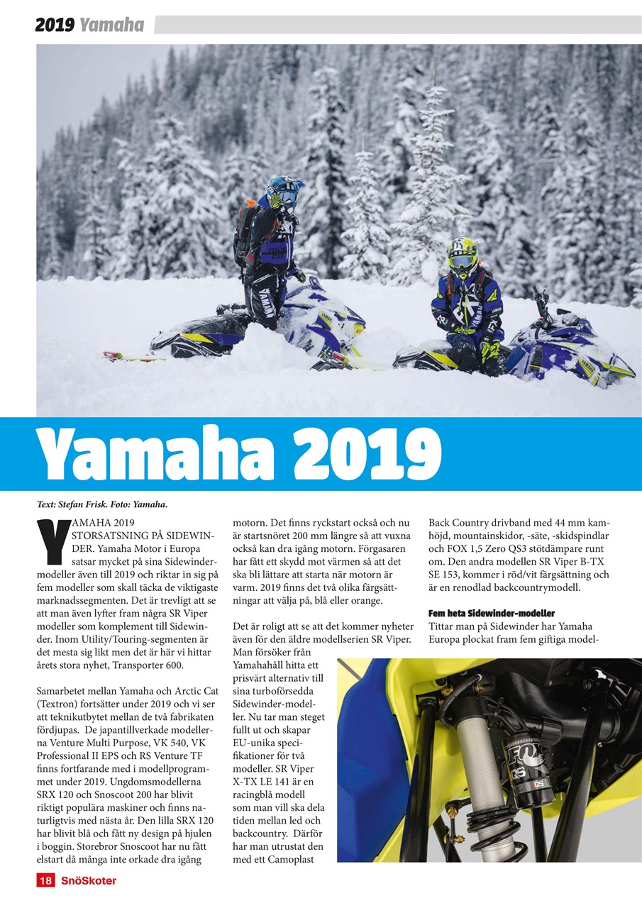 Tidningen Snöskoter Preview Pages