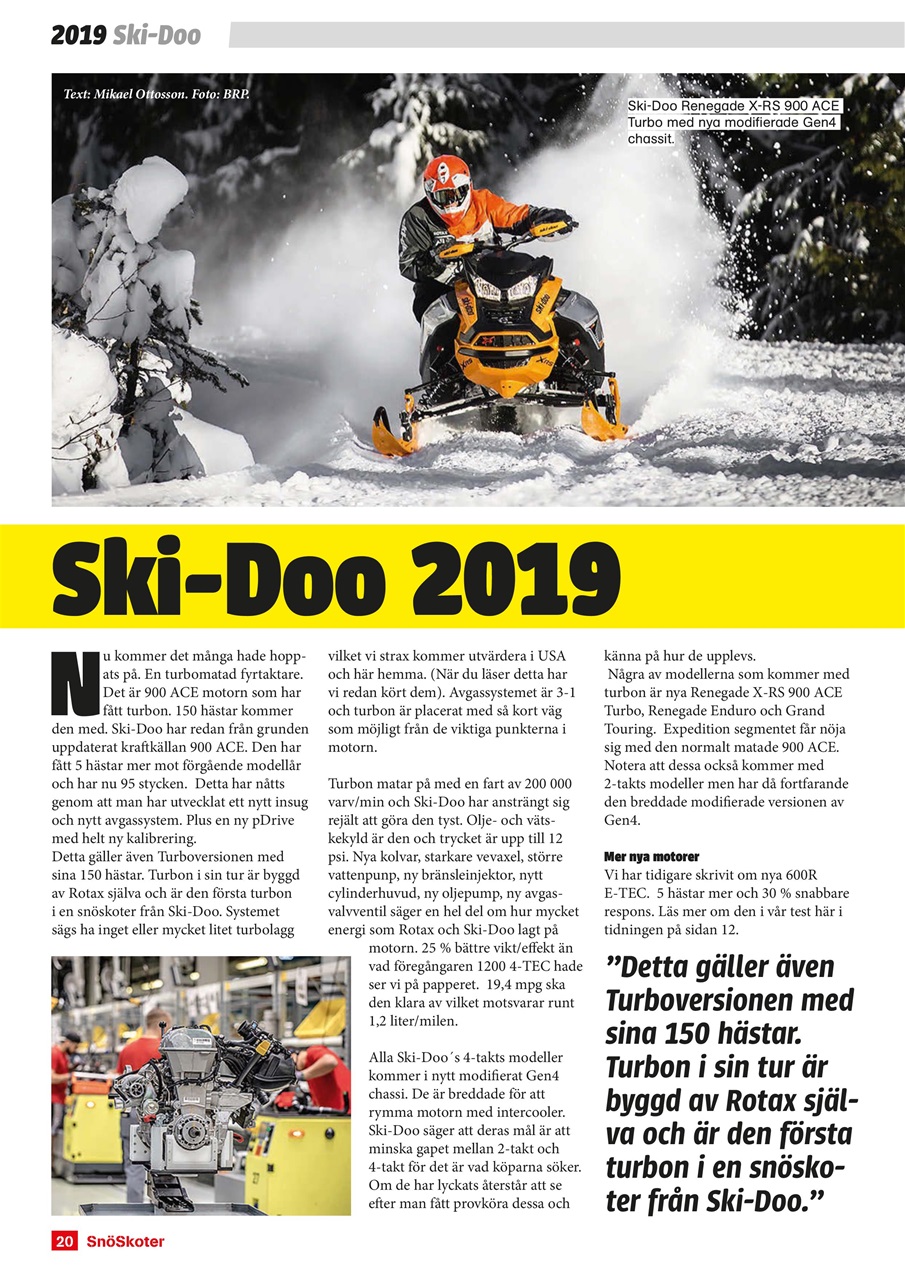 Tidningen Snöskoter Preview Pages
