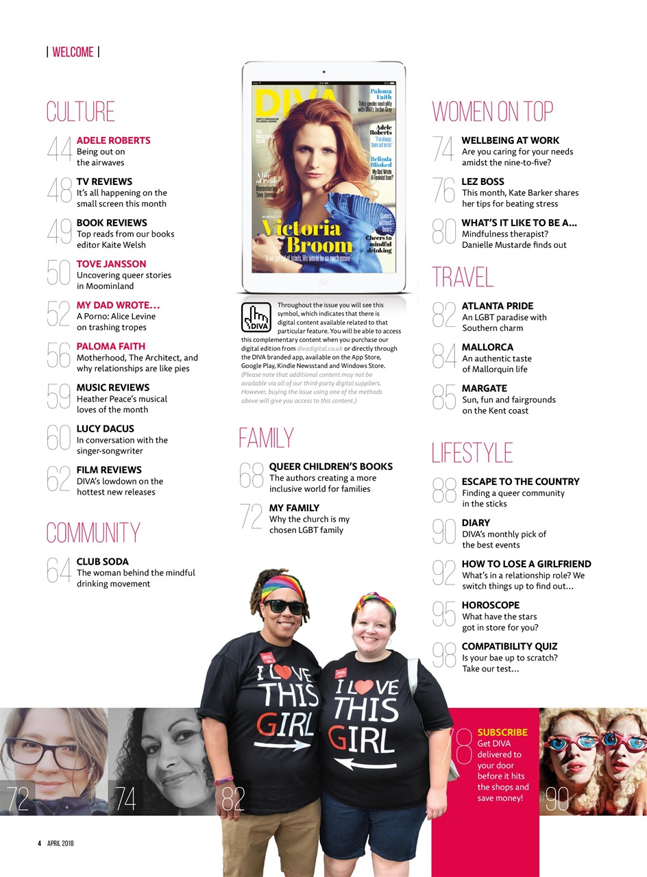 DIVA Magazine Preview Pages