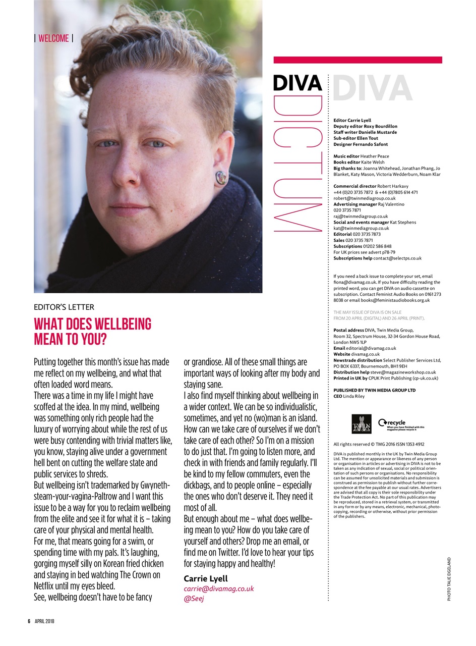 DIVA Magazine Preview Pages