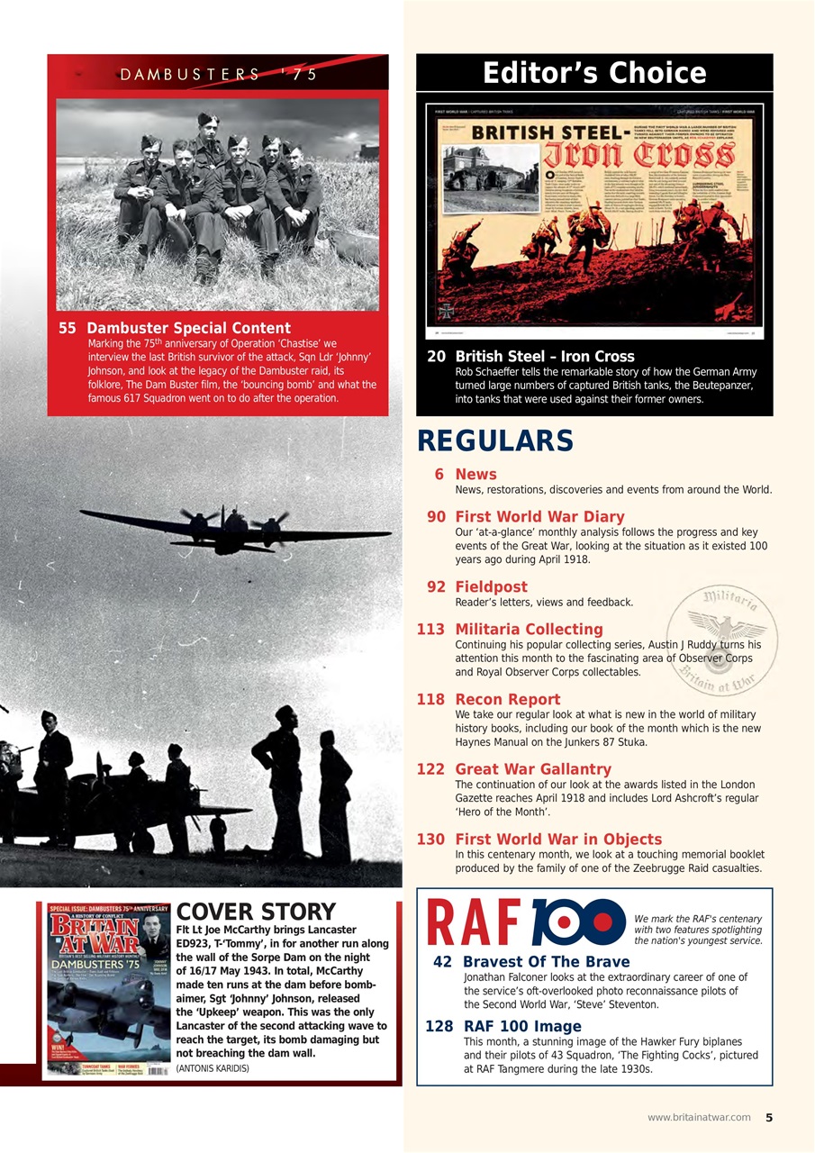 Britain at War Magazine Preview Pages