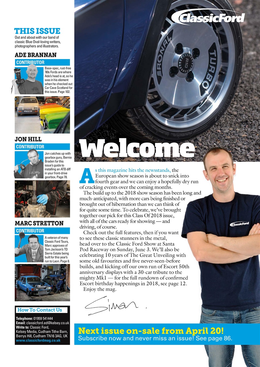 Classic Ford Preview Pages