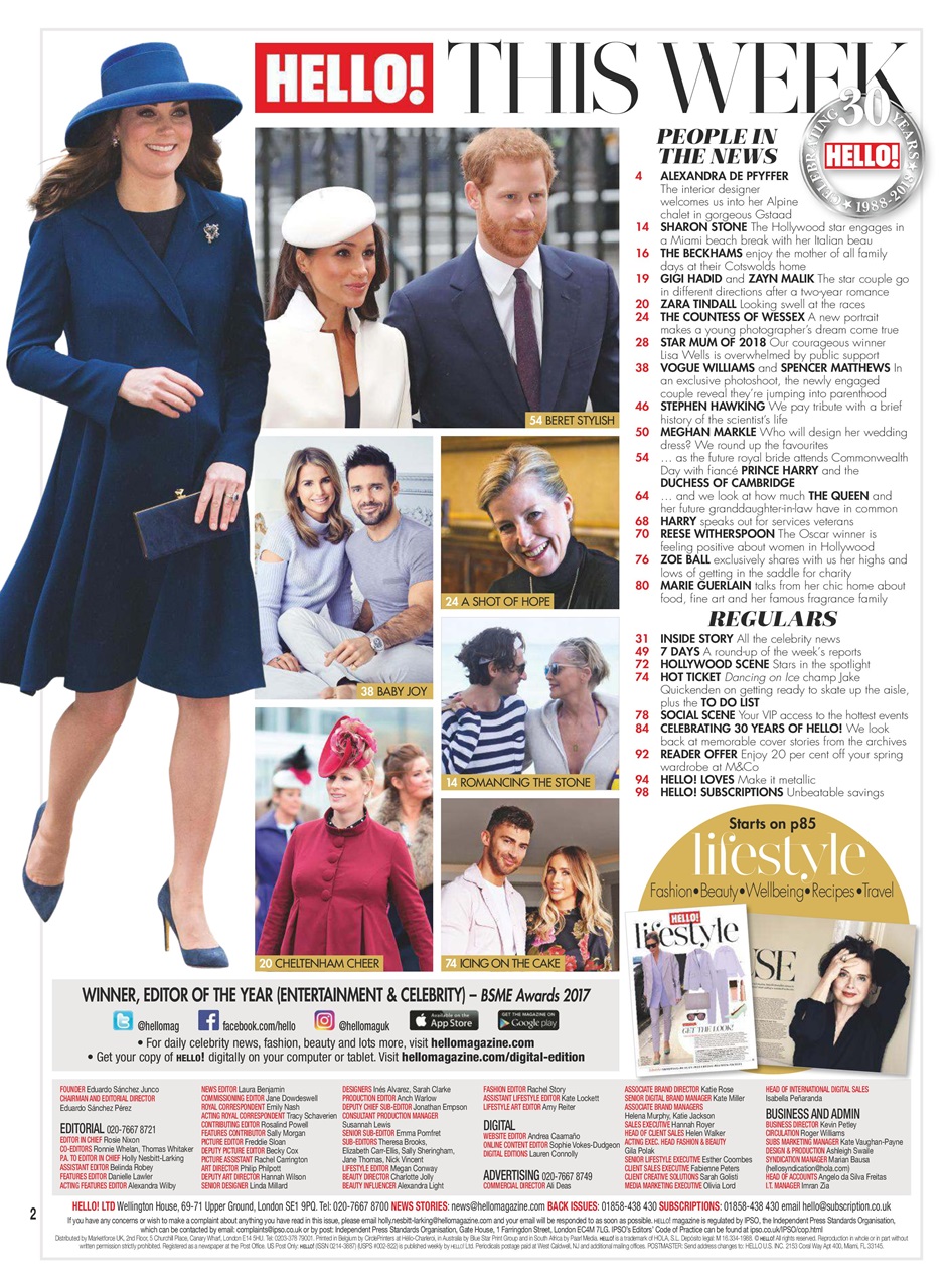 Hello! Magazine Preview Pages