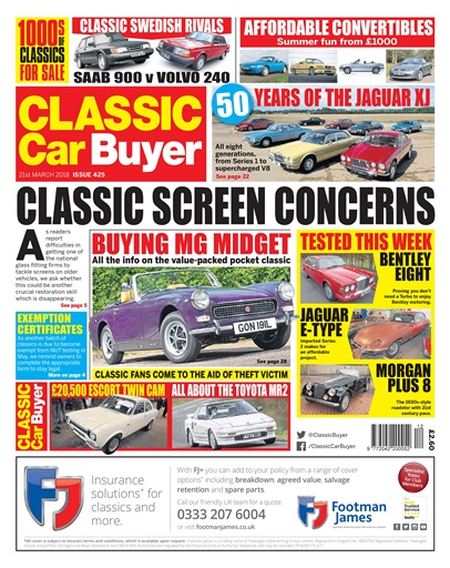 Classic Car Buyer issue 