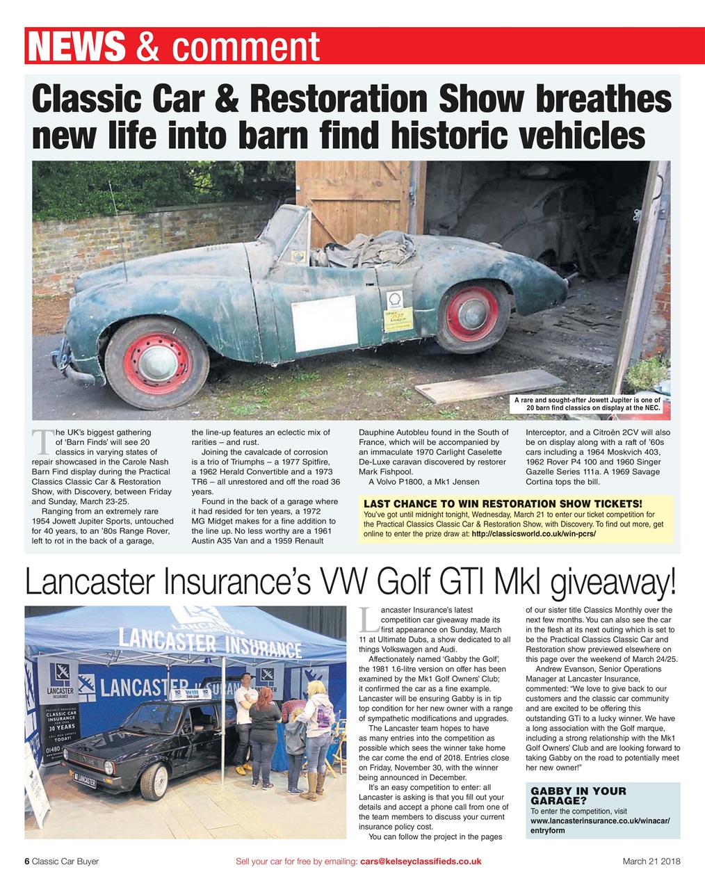 Classic Car Buyer Preview Pages