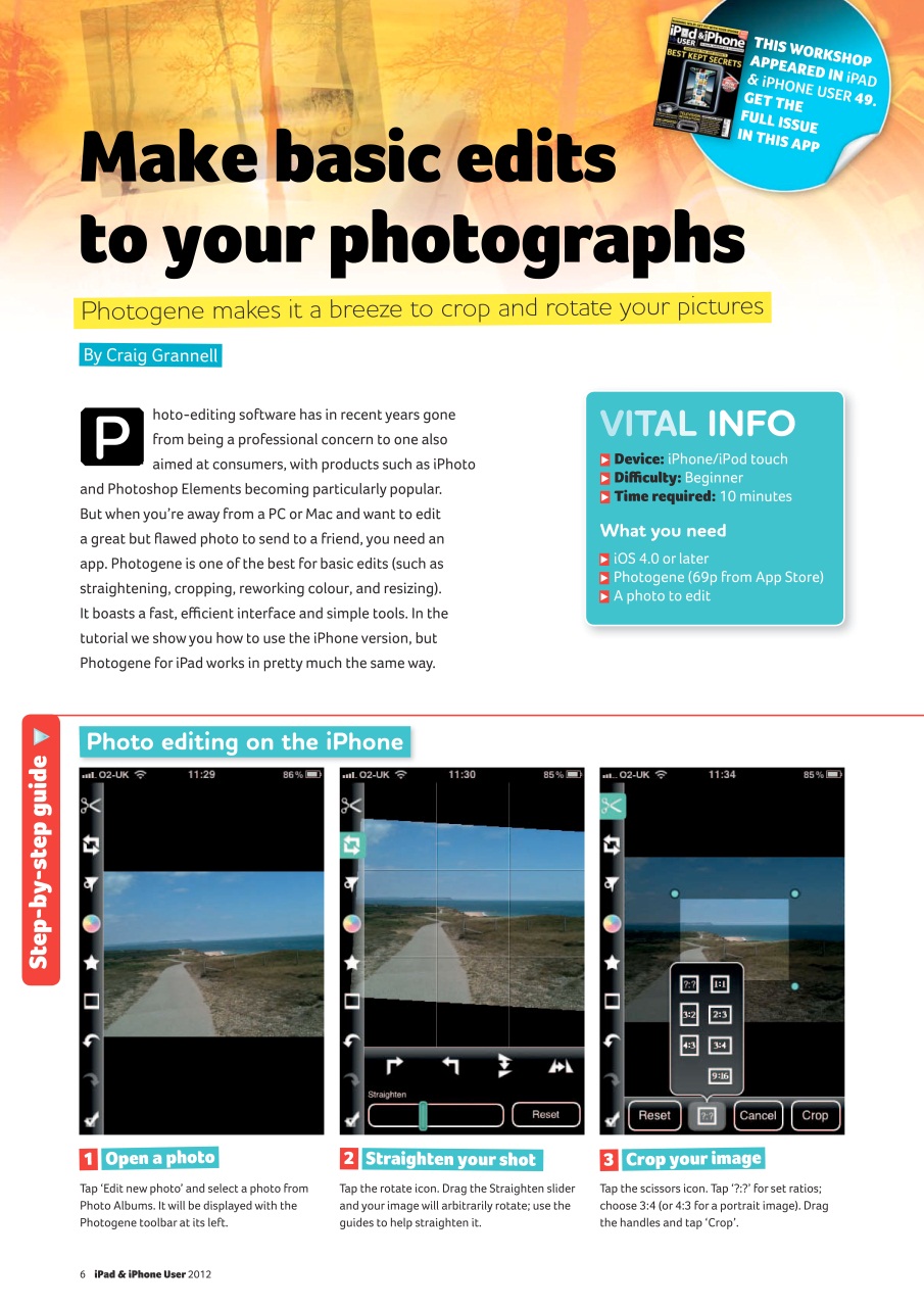 iPad and iPhone User Preview Pages