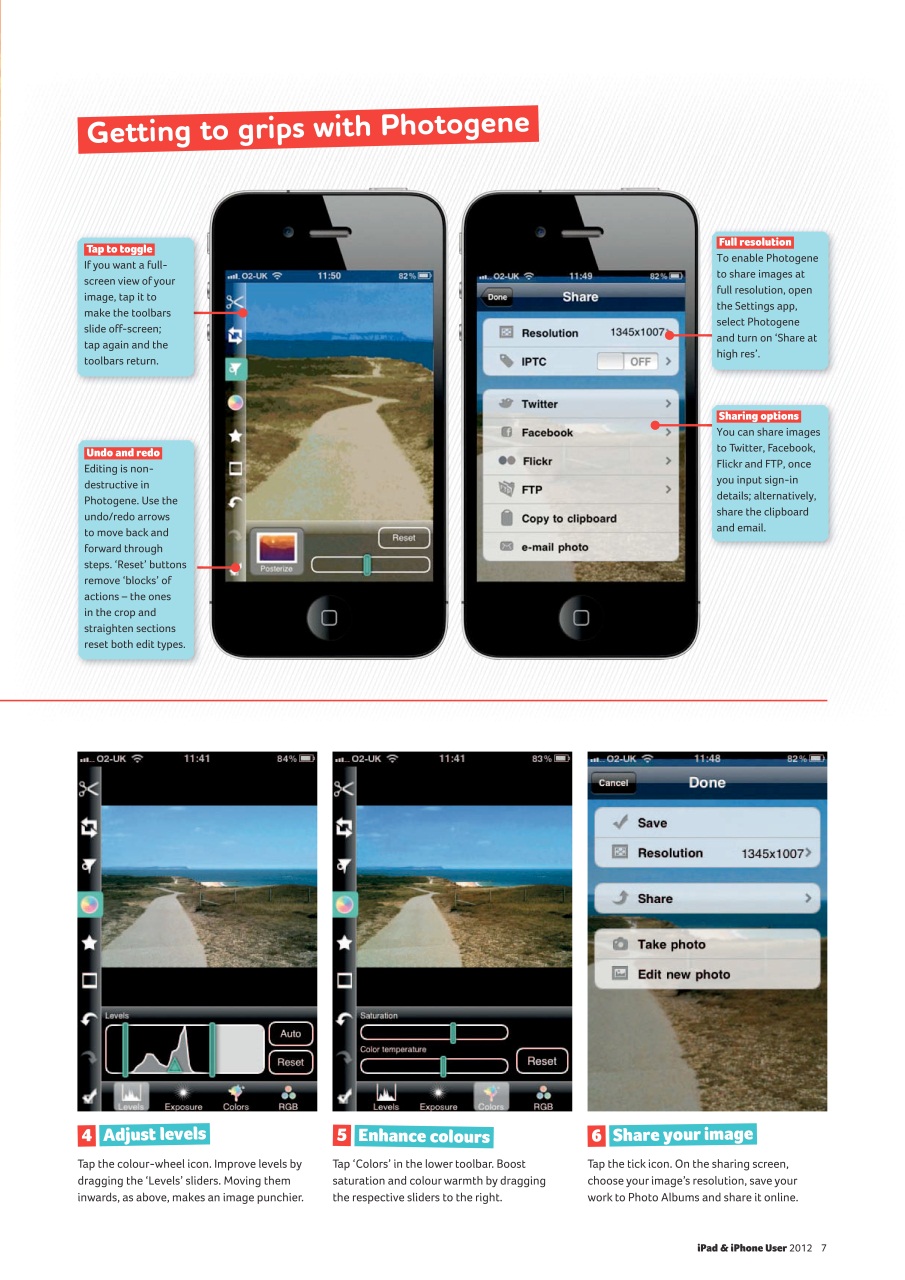 iPad and iPhone User Preview Pages