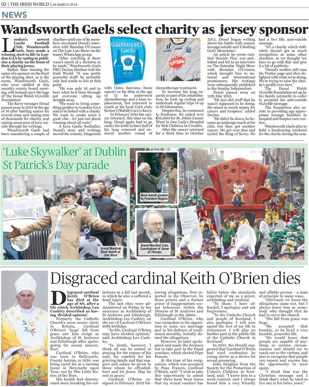 Irish World Preview Pages