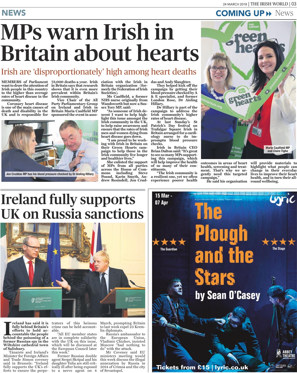 Irish World Preview Pages