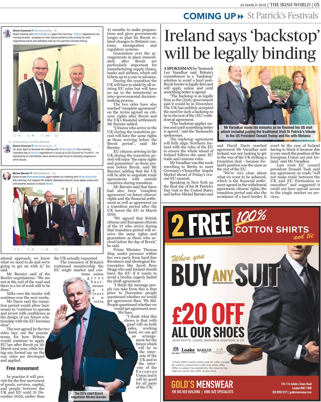 Irish World Preview Pages