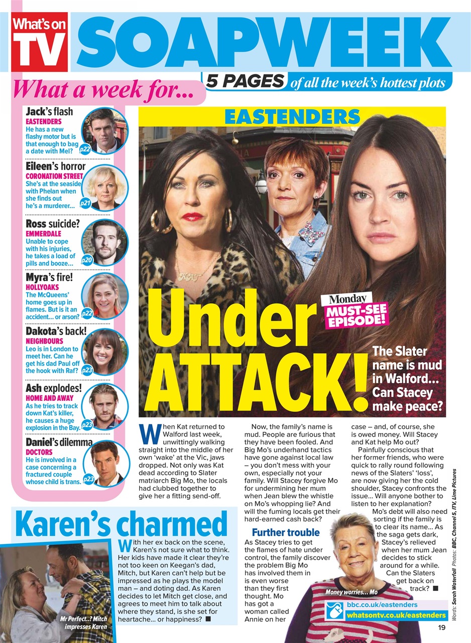 What's on TV Preview Pages