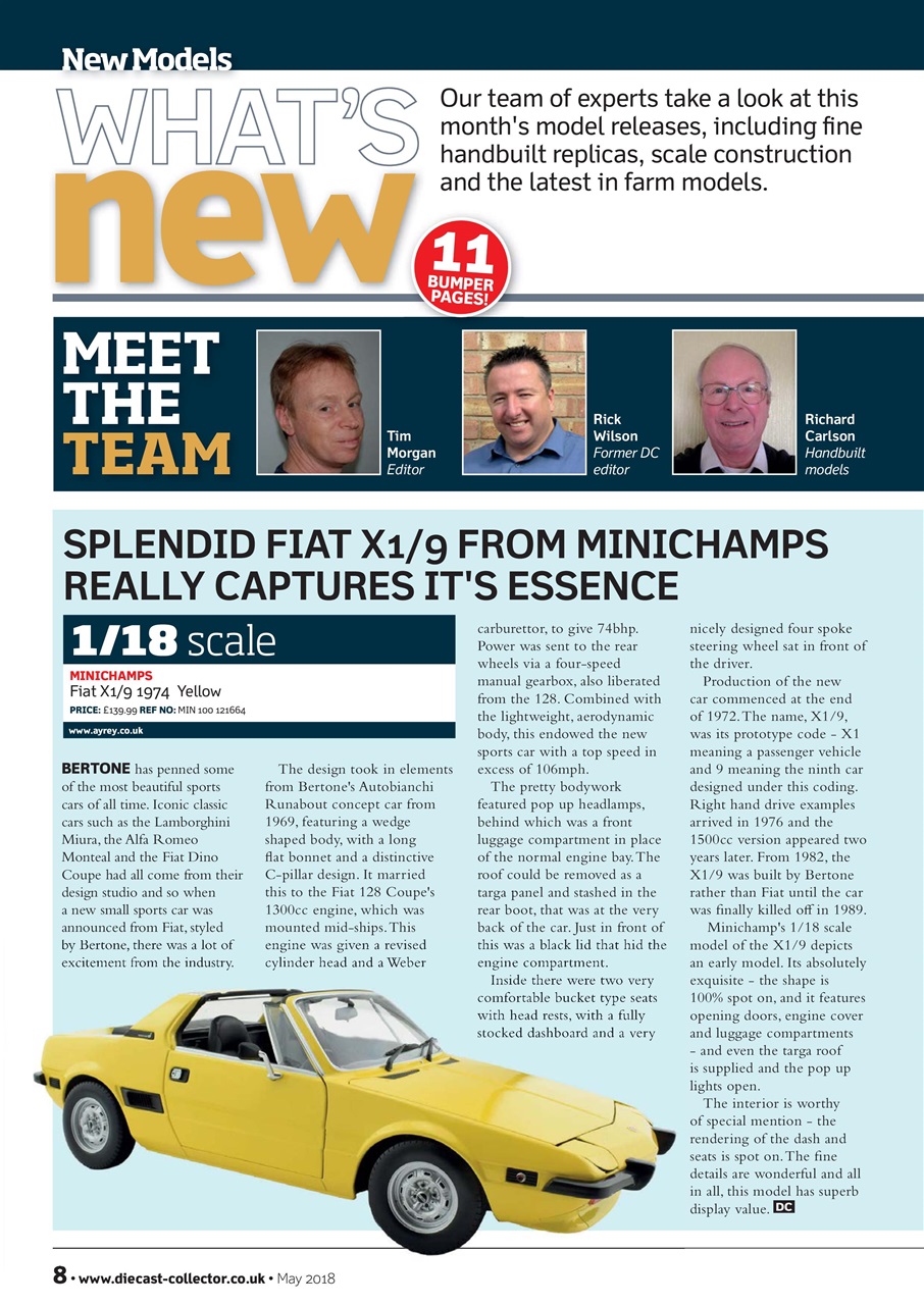 Diecast Collector Preview Pages