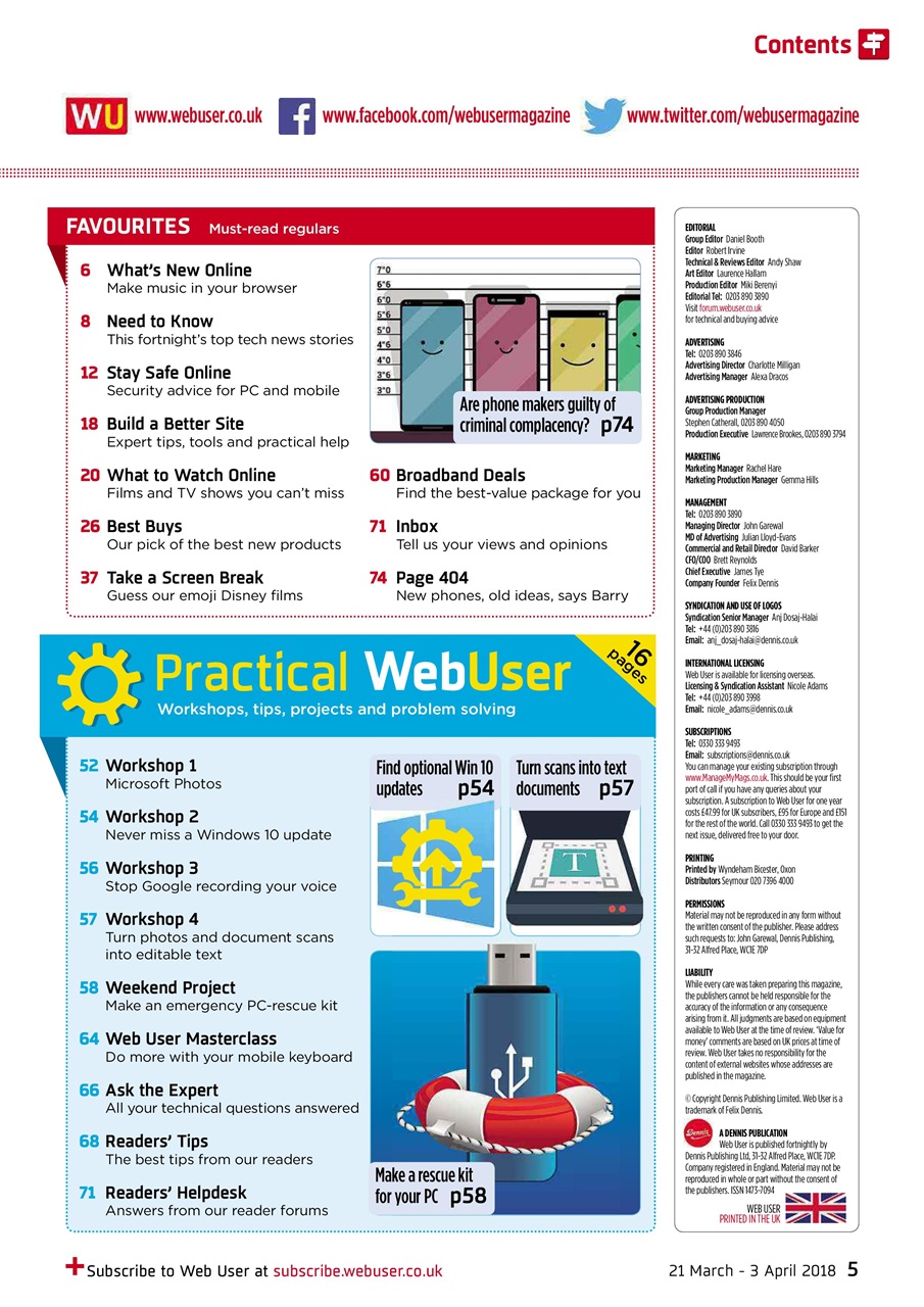 Webuser Preview Pages