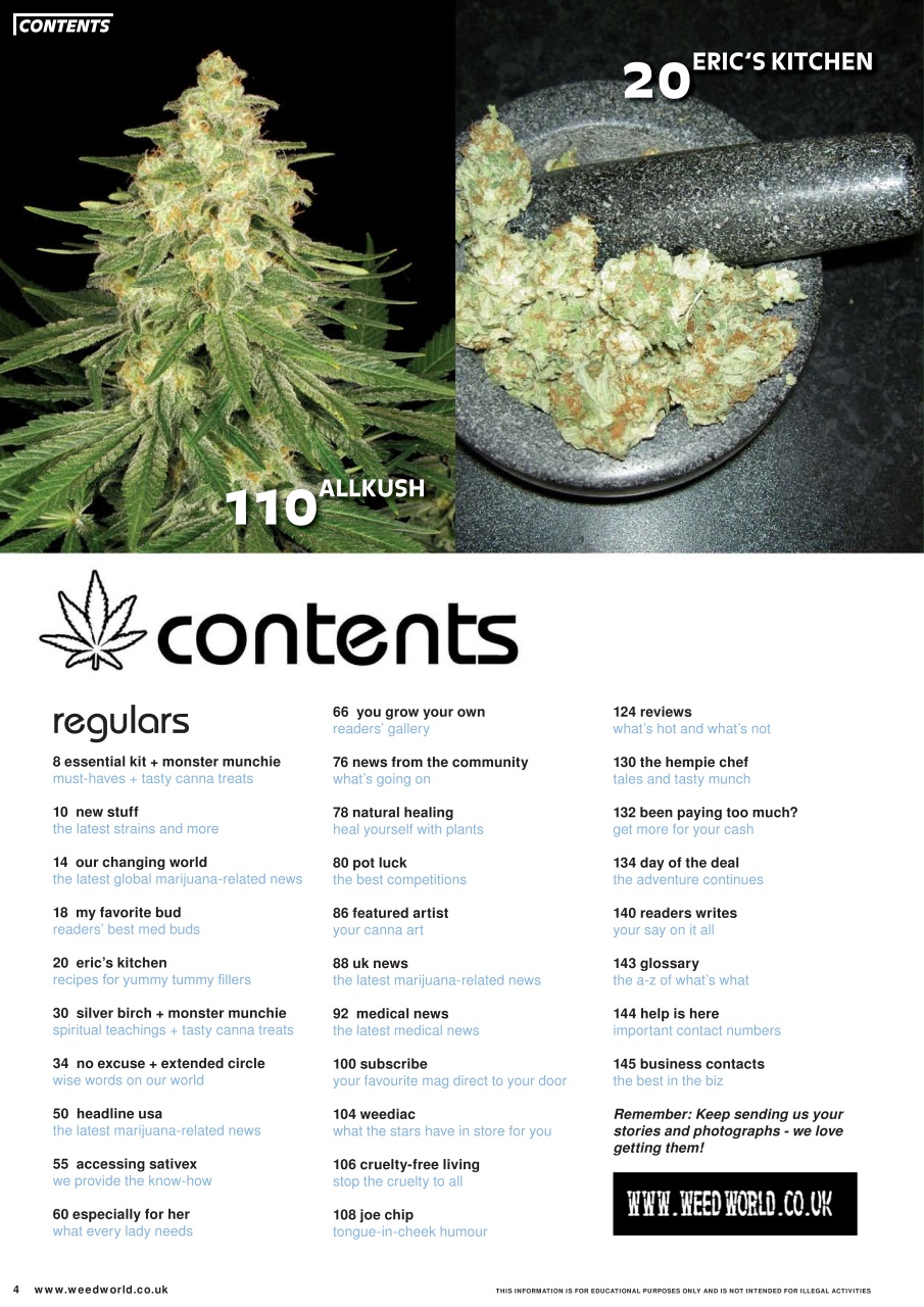 Weed World Preview Pages