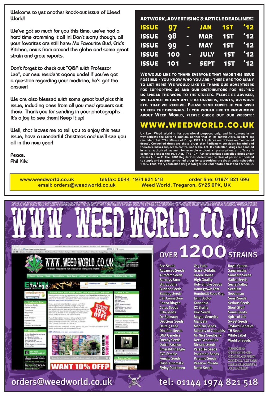 Weed World Preview Pages