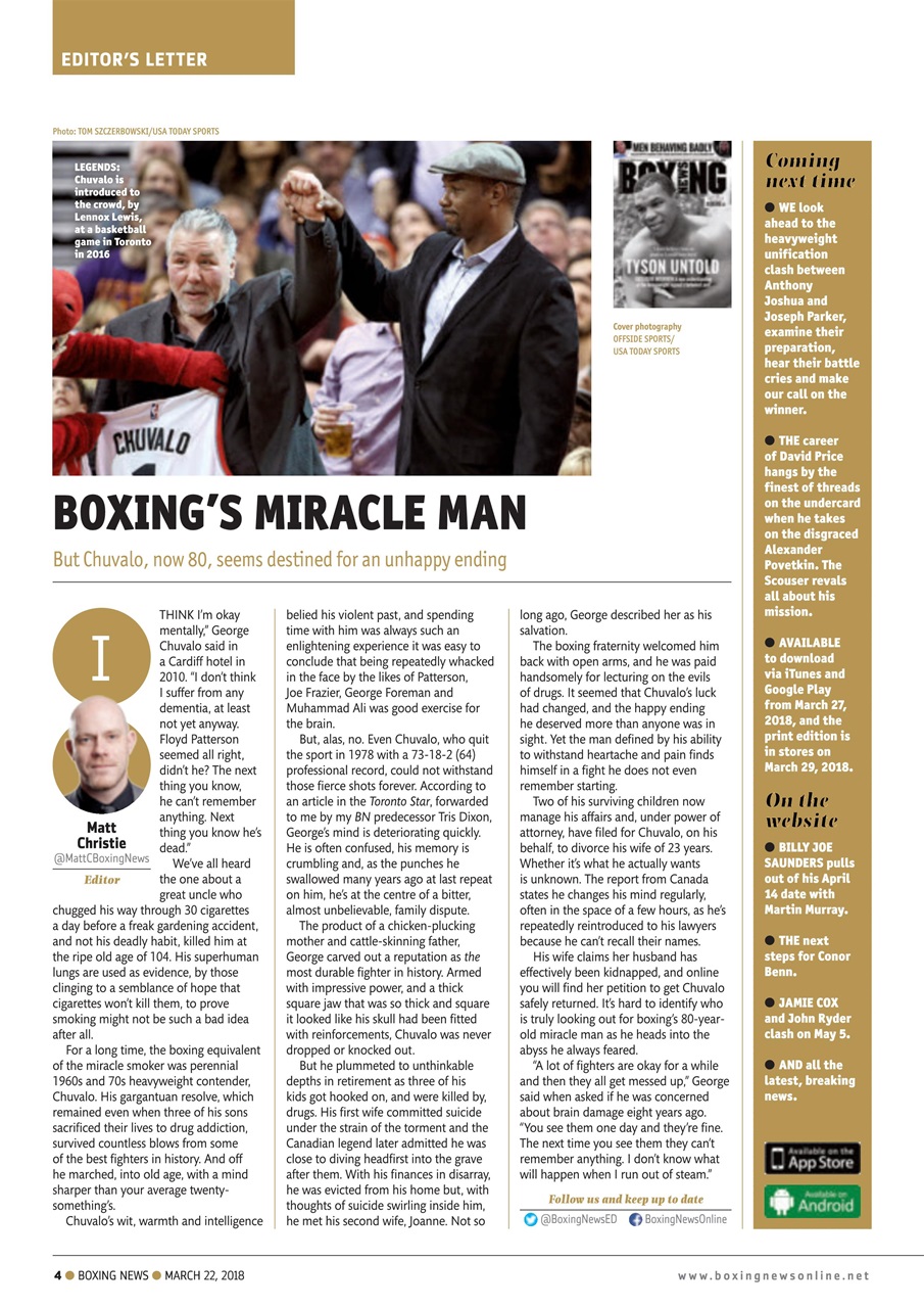 Boxing News Preview Pages