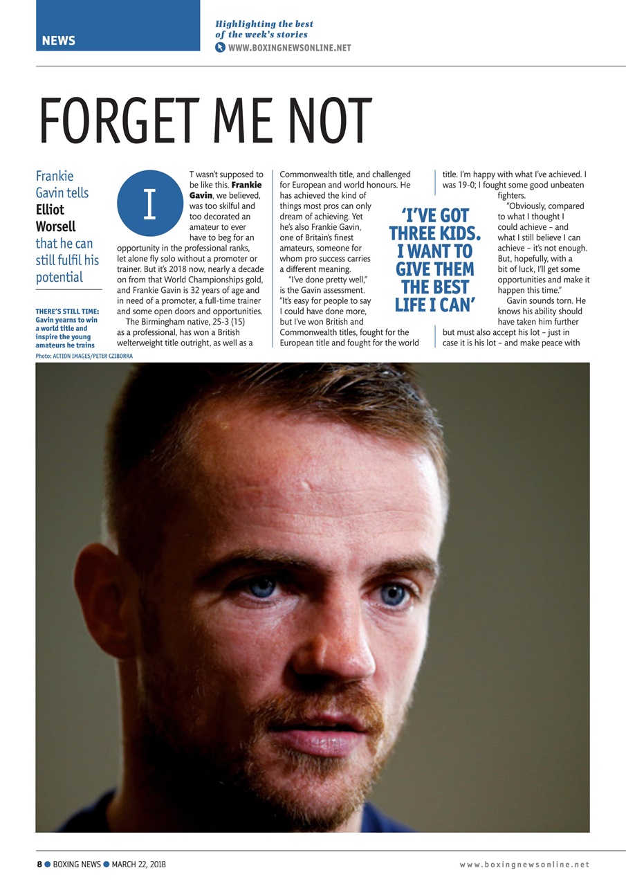 Boxing News Preview Pages
