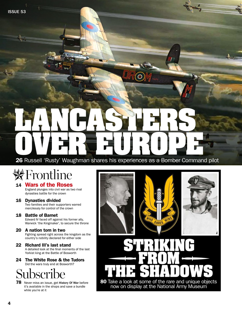 History of War Preview Pages