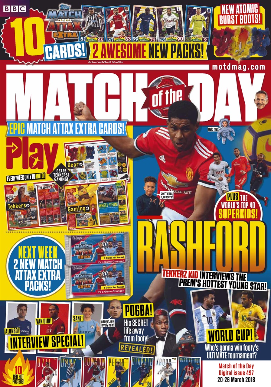 Match of the Day Preview Pages