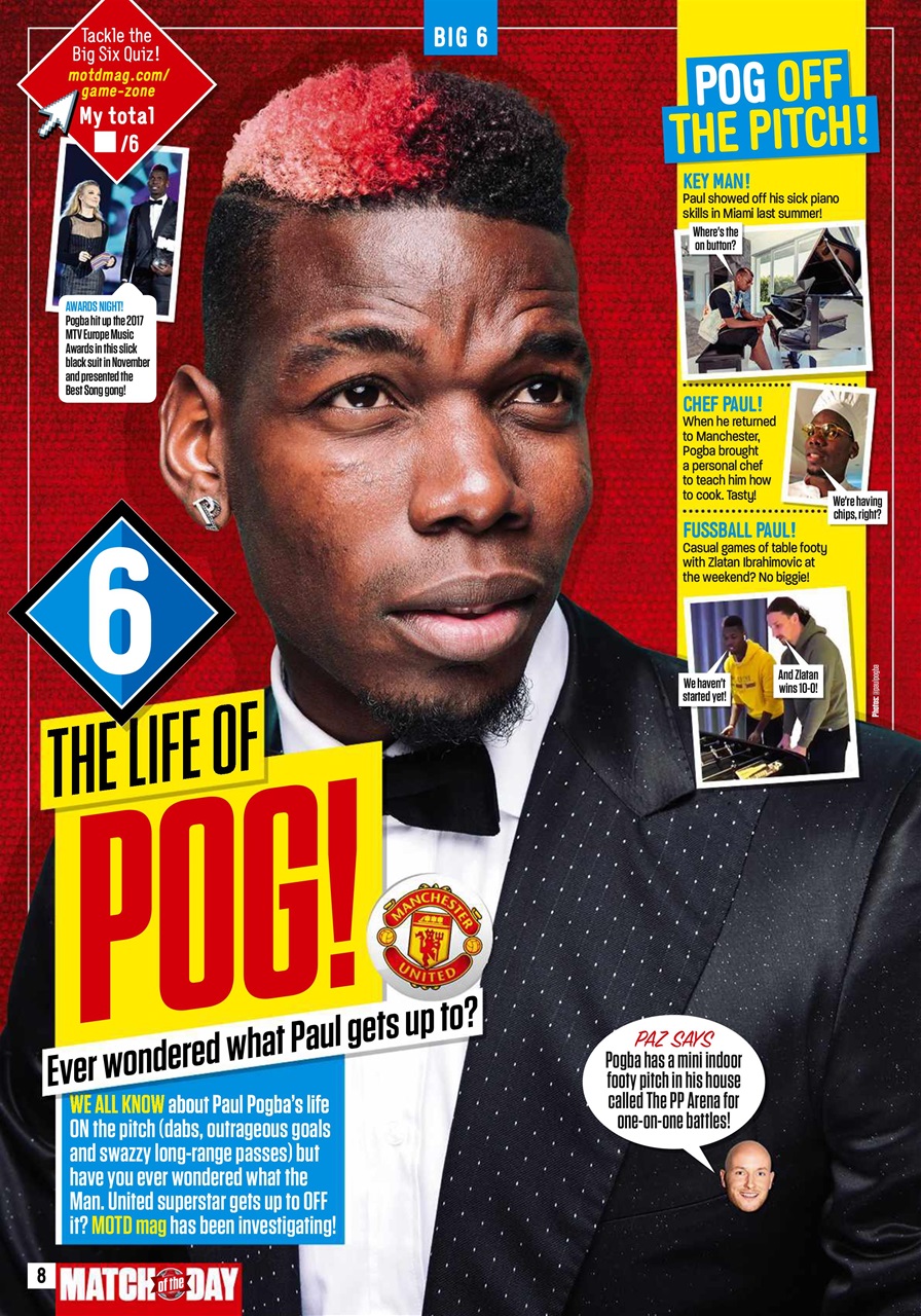 Match of the Day Preview Pages