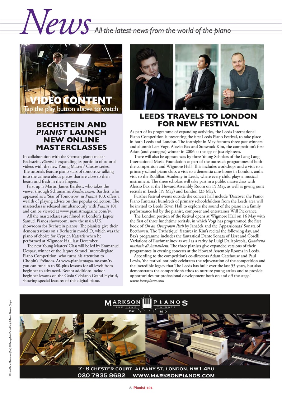 Pianist Preview Pages