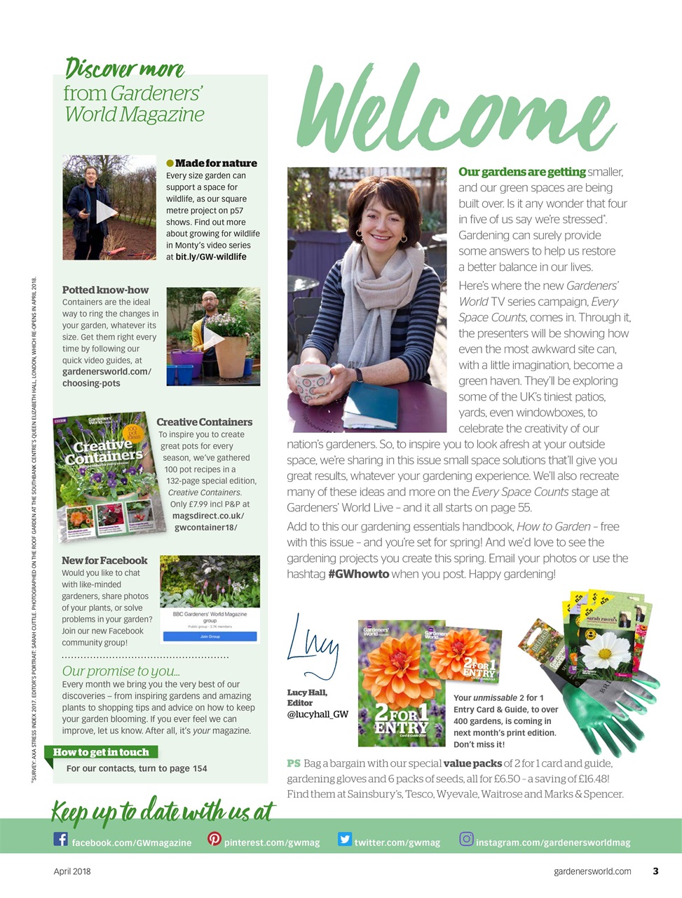 BBC Gardeners’ World Magazine Preview Pages
