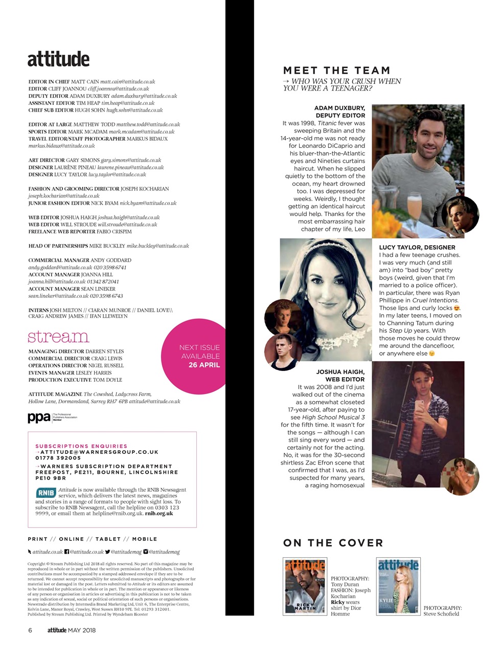 Attitude Preview Pages