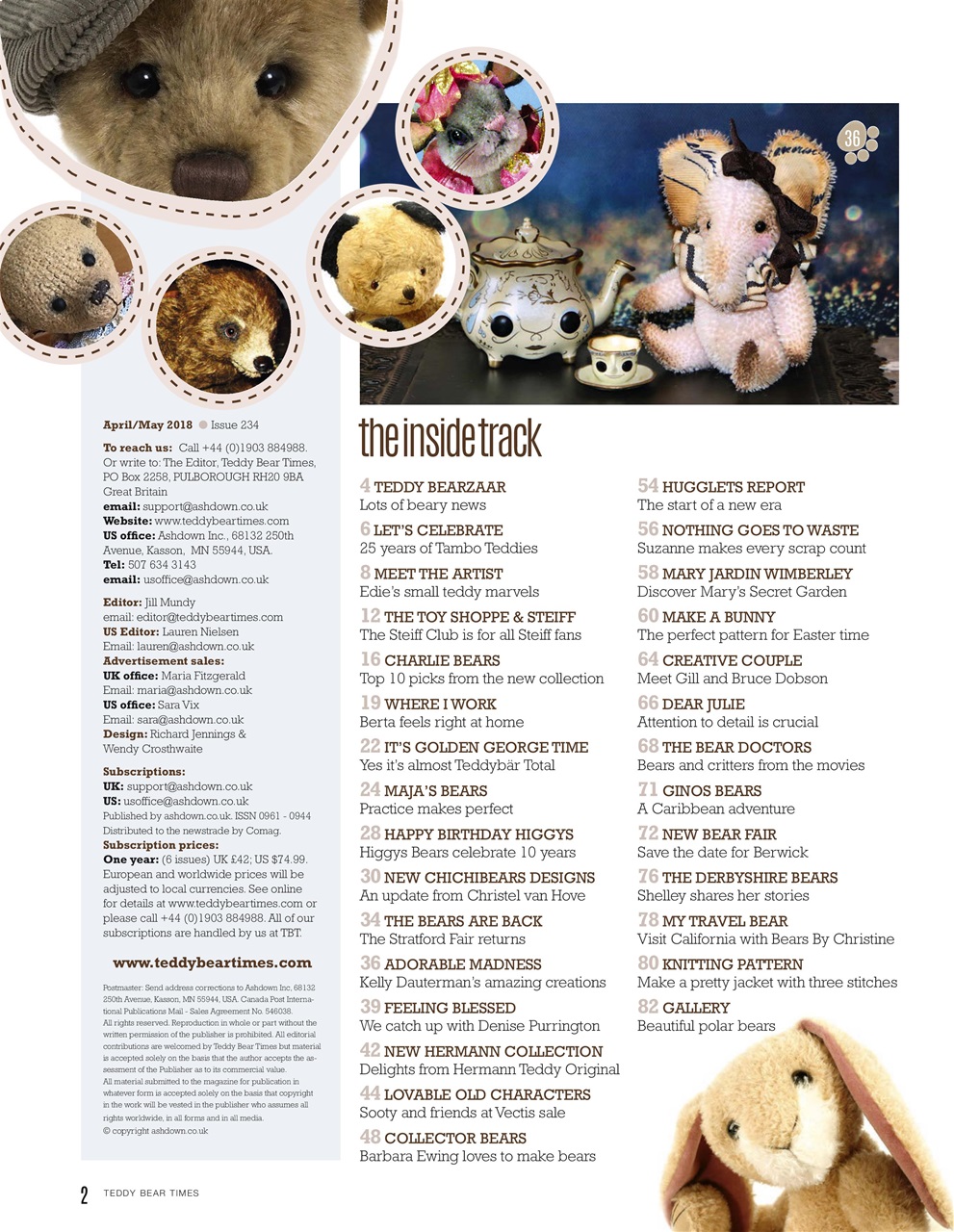 Teddy Bear Times Preview Pages