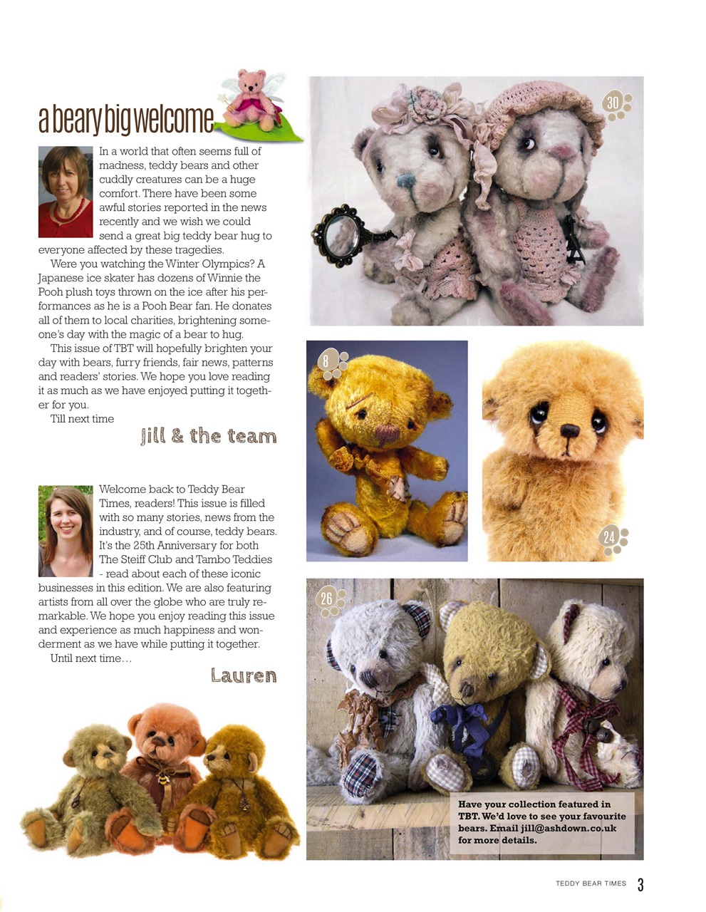 Teddy Bear Times Preview Pages