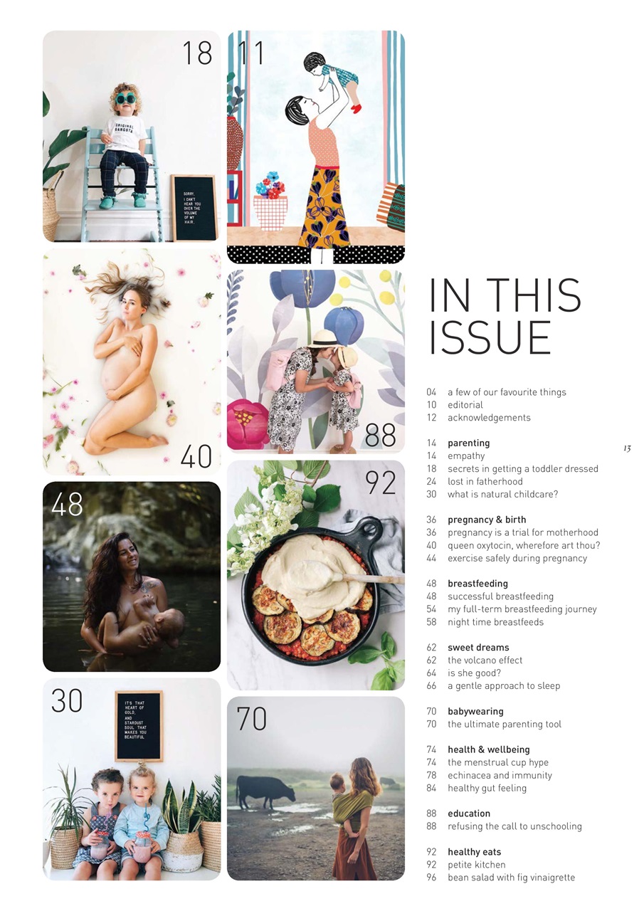 The Natural Parent Magazine Preview Pages