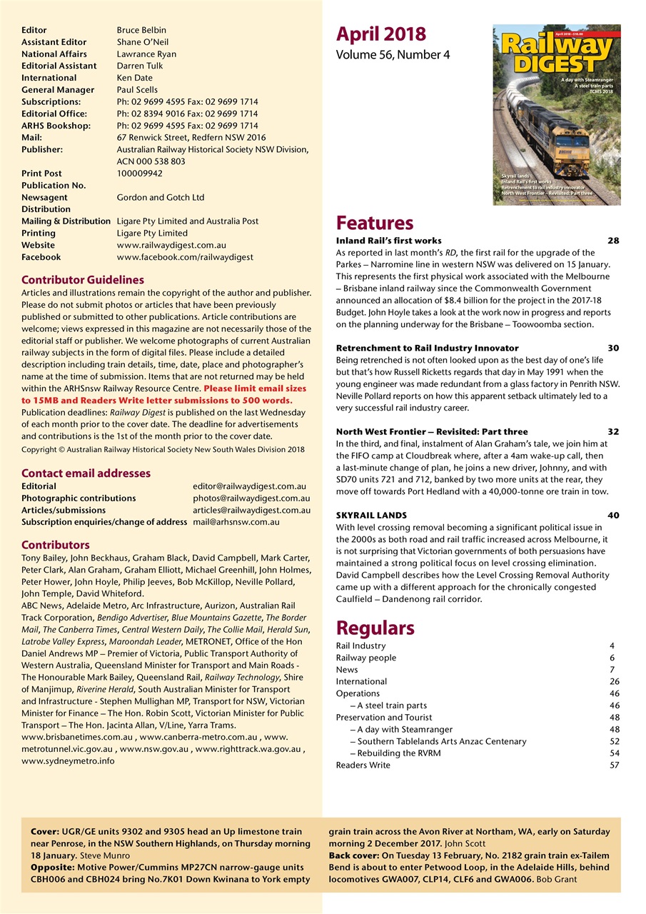 Railway Digest Preview Pages