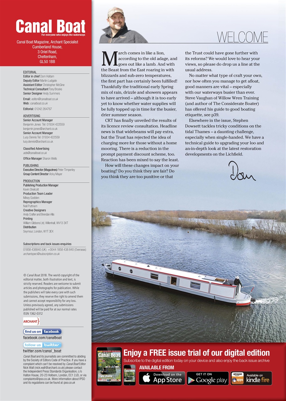 Canal Boat Preview Pages