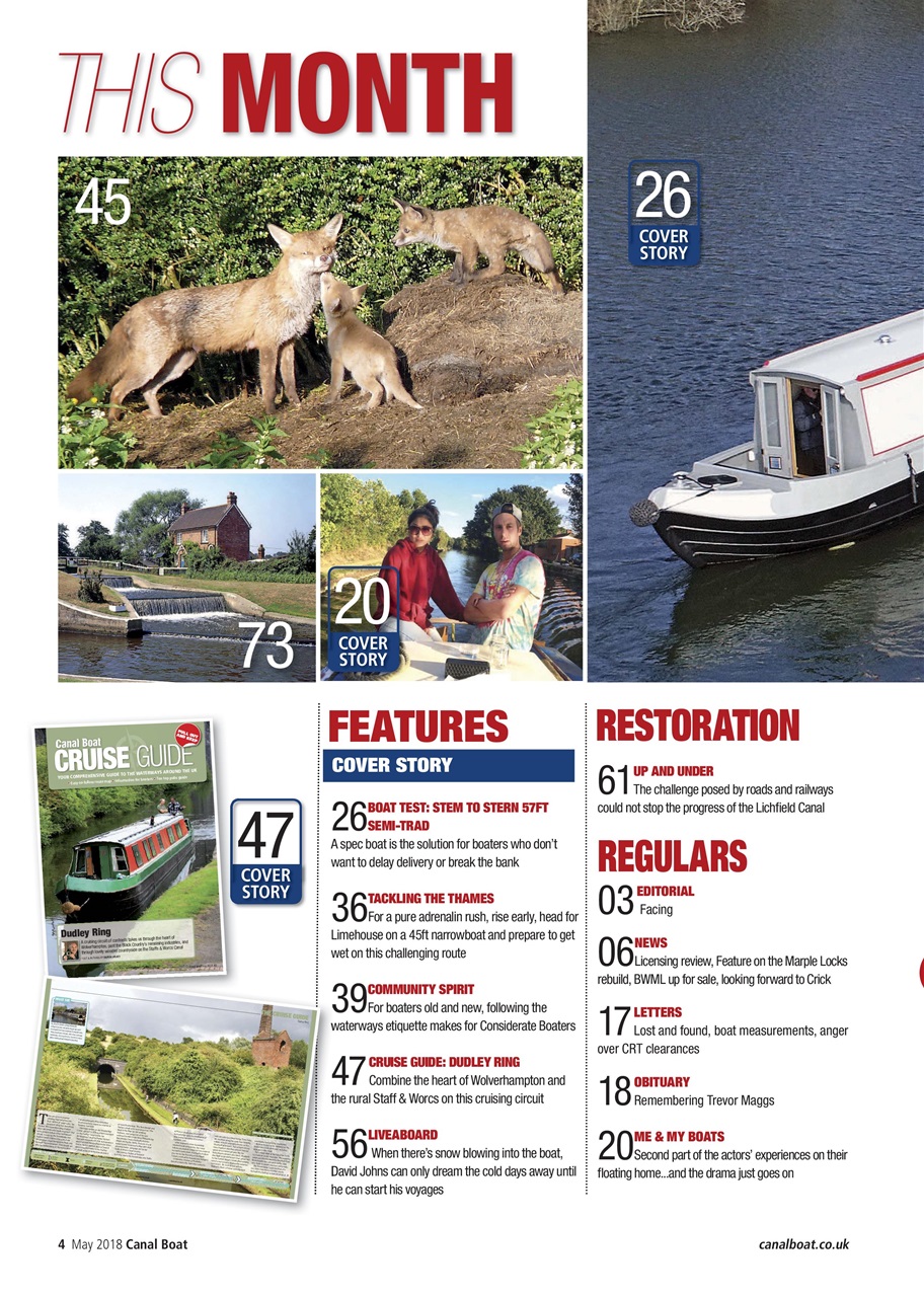 Canal Boat Preview Pages