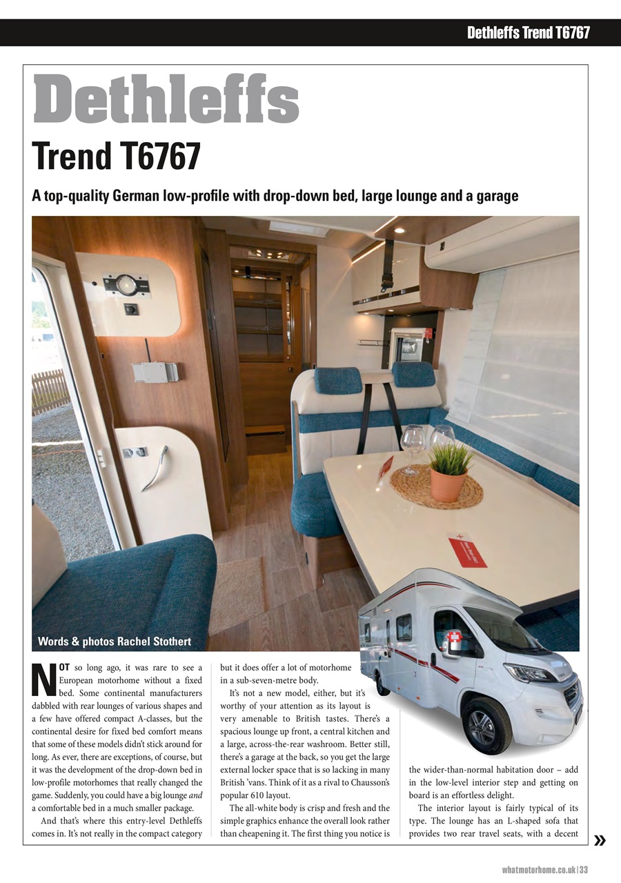 What Motorhome magazine Preview Pages